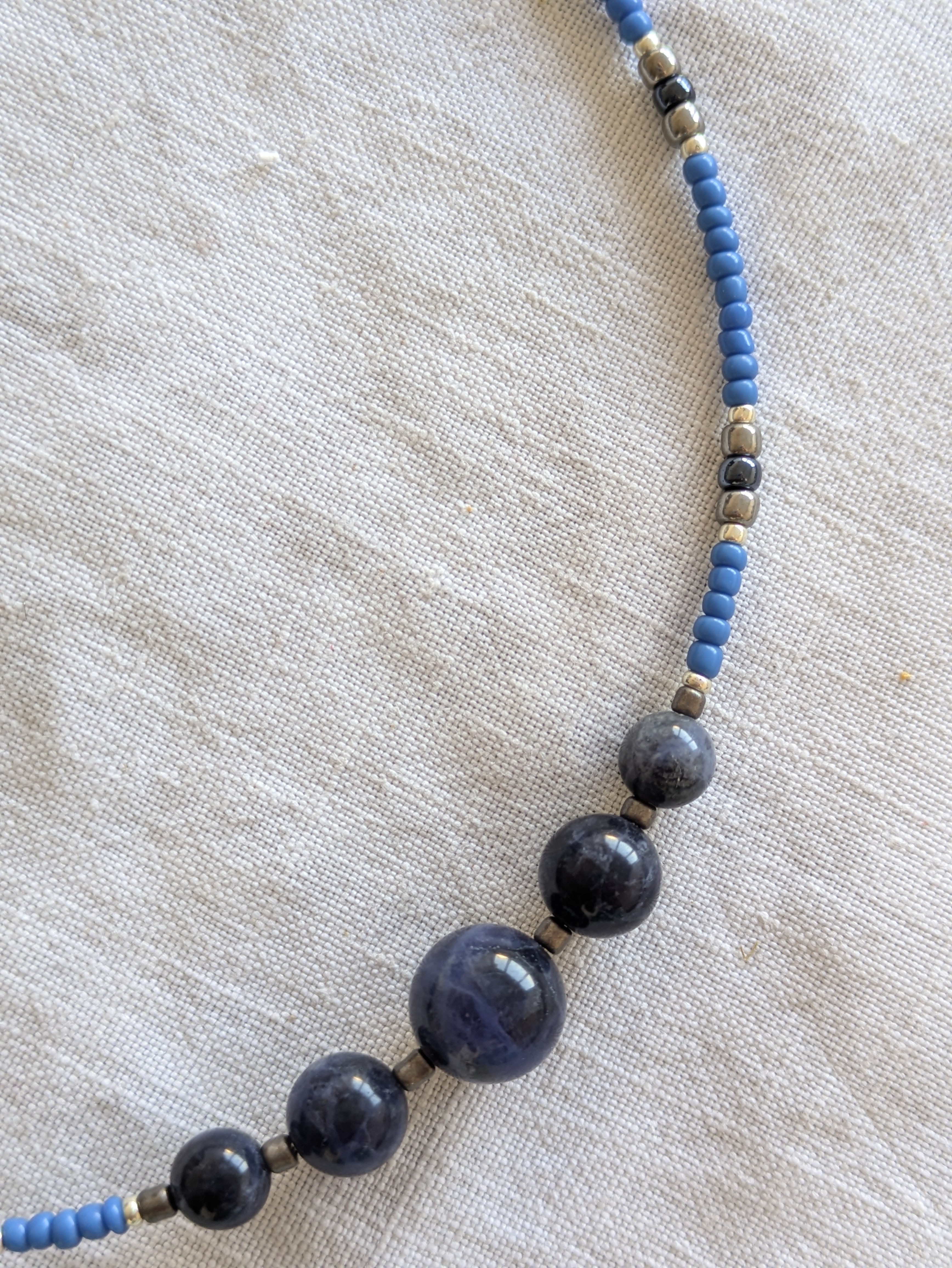 Duo : Sodalite, Lépidolite Rose.