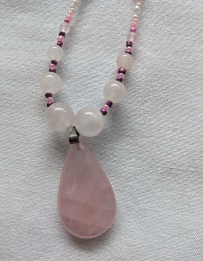 goutte quatz rose
