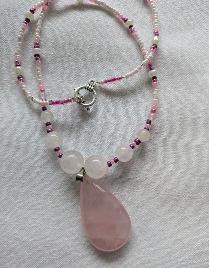 goutte quatz rose